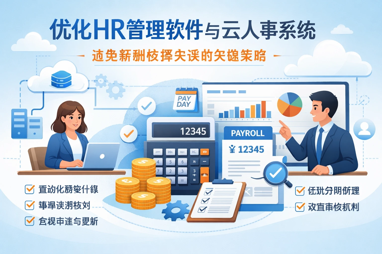 优化HR管理软件与云人事系统：避免薪酬核算失误的关键策略