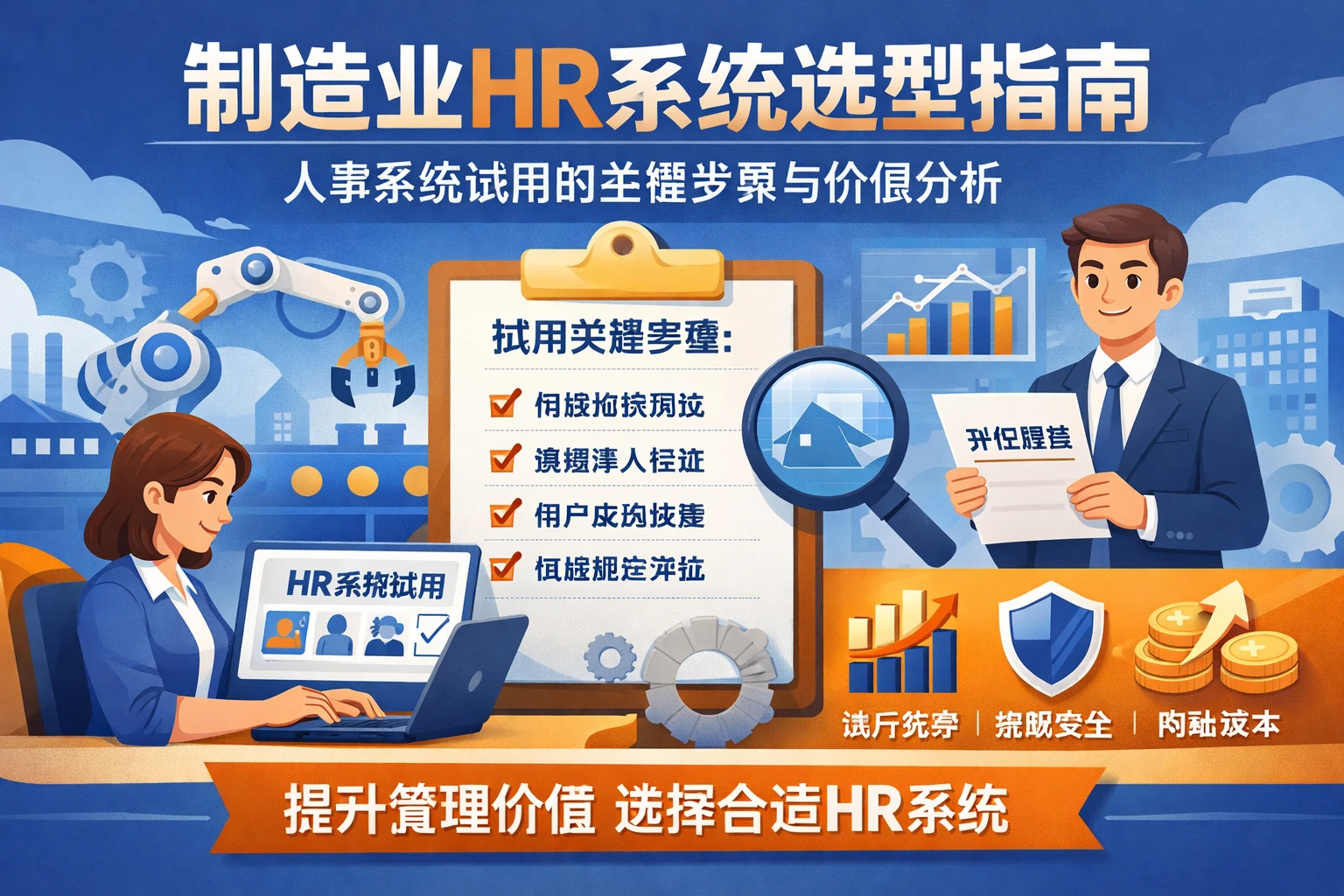 制造业HR系统选型指南：人事系统试用的关键步骤与价值分析