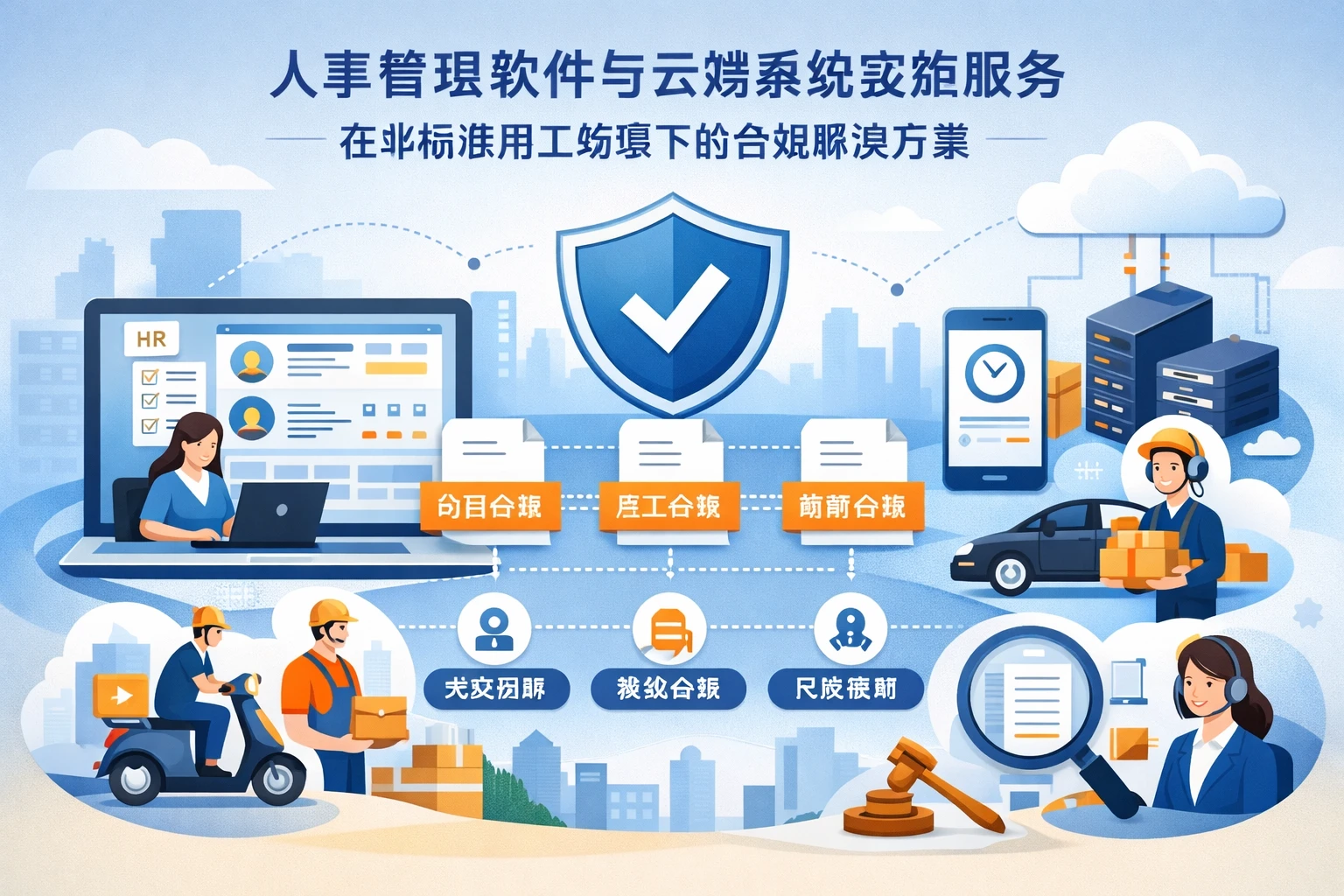 人事管理软件与云端系统实施服务在非标准用工场景下的合规解决方案