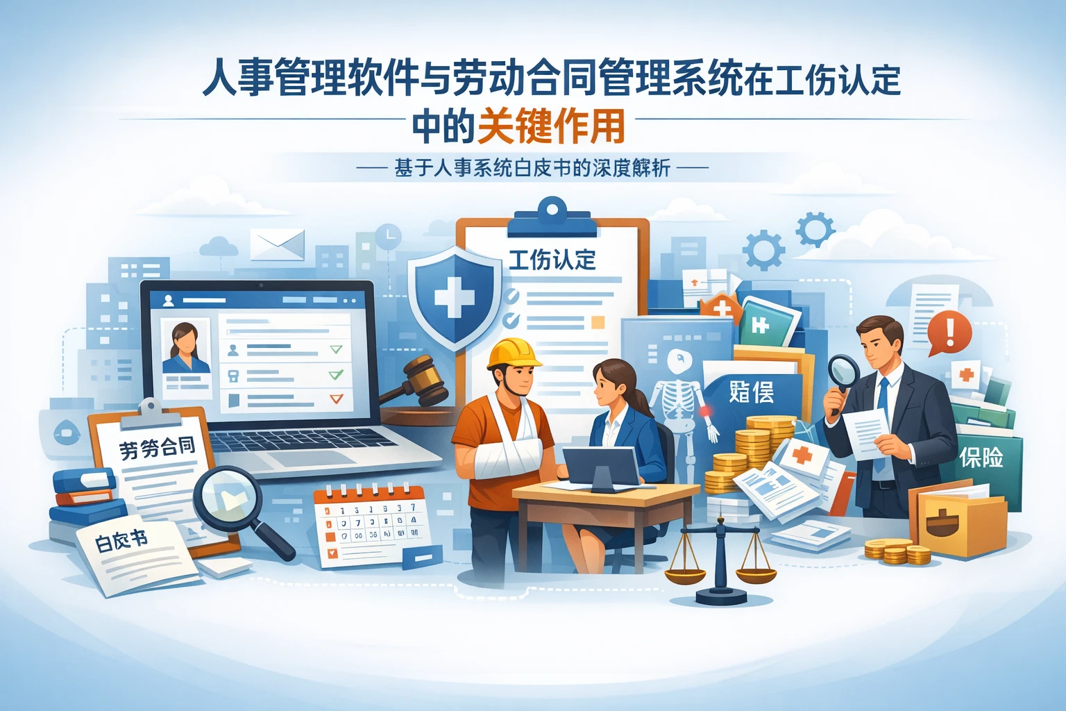 人事管理软件与劳动合同管理系统在工伤认定中的关键作用——基于人事系统白皮书的深度解析