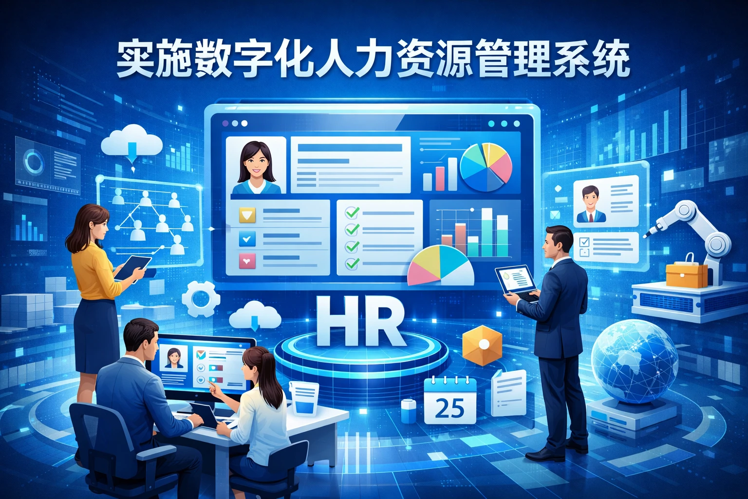 实施数字化人力资源管理系统