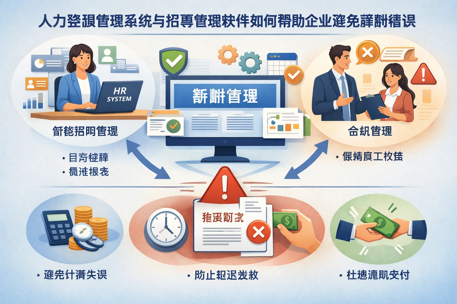 人力资源管理系统与招聘管理软件如何帮助企业避免薪酬错误