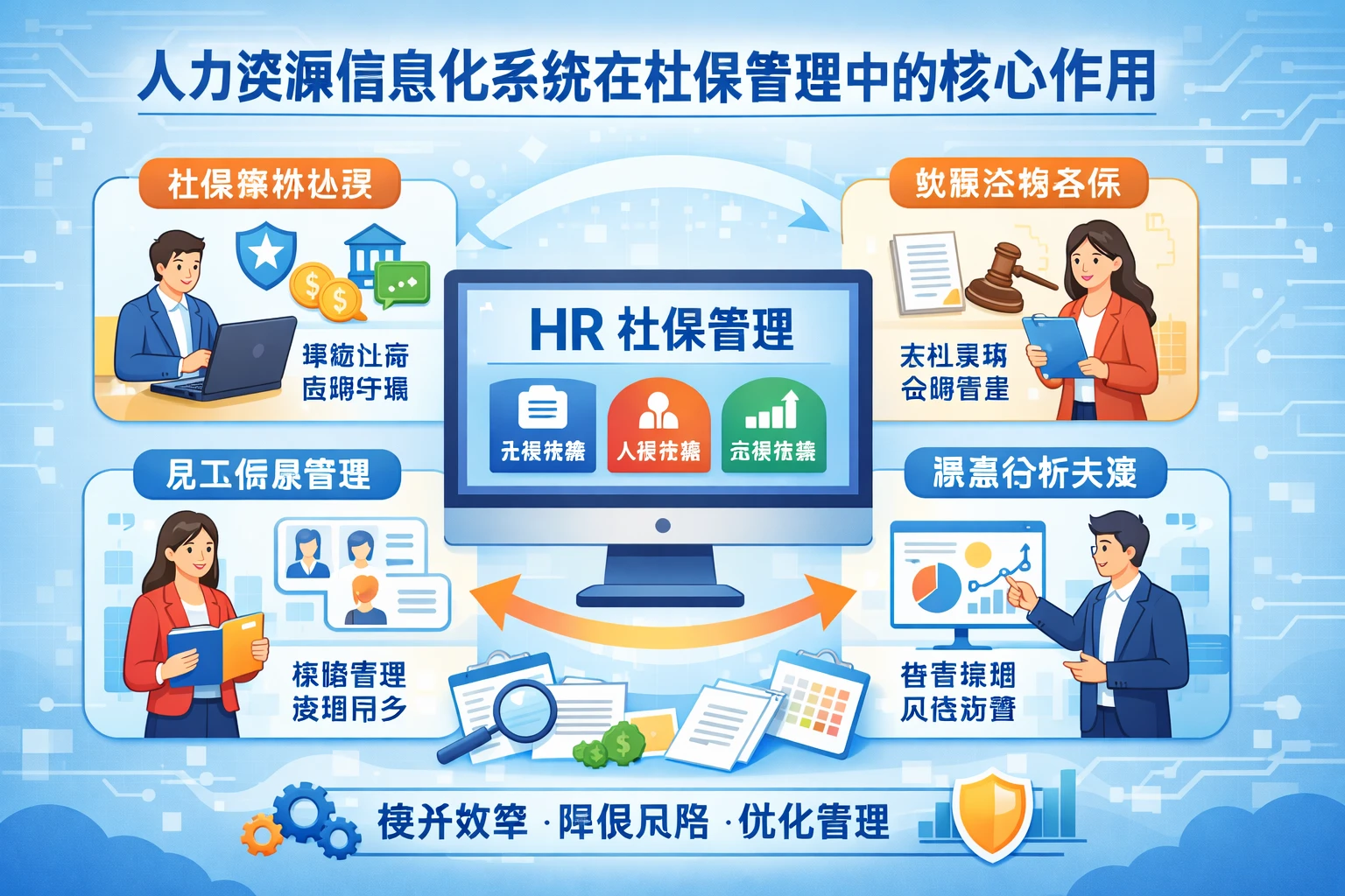 人力资源信息化系统在社保管理中的核心作用