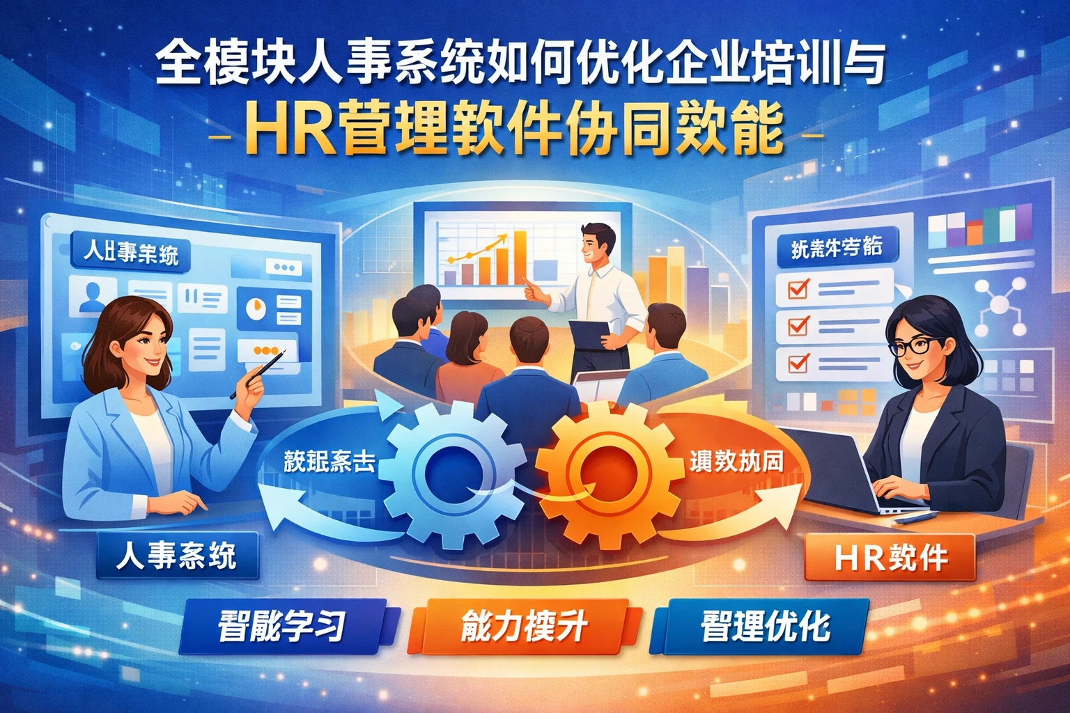全模块人事系统如何优化企业培训与HR管理软件协同效能