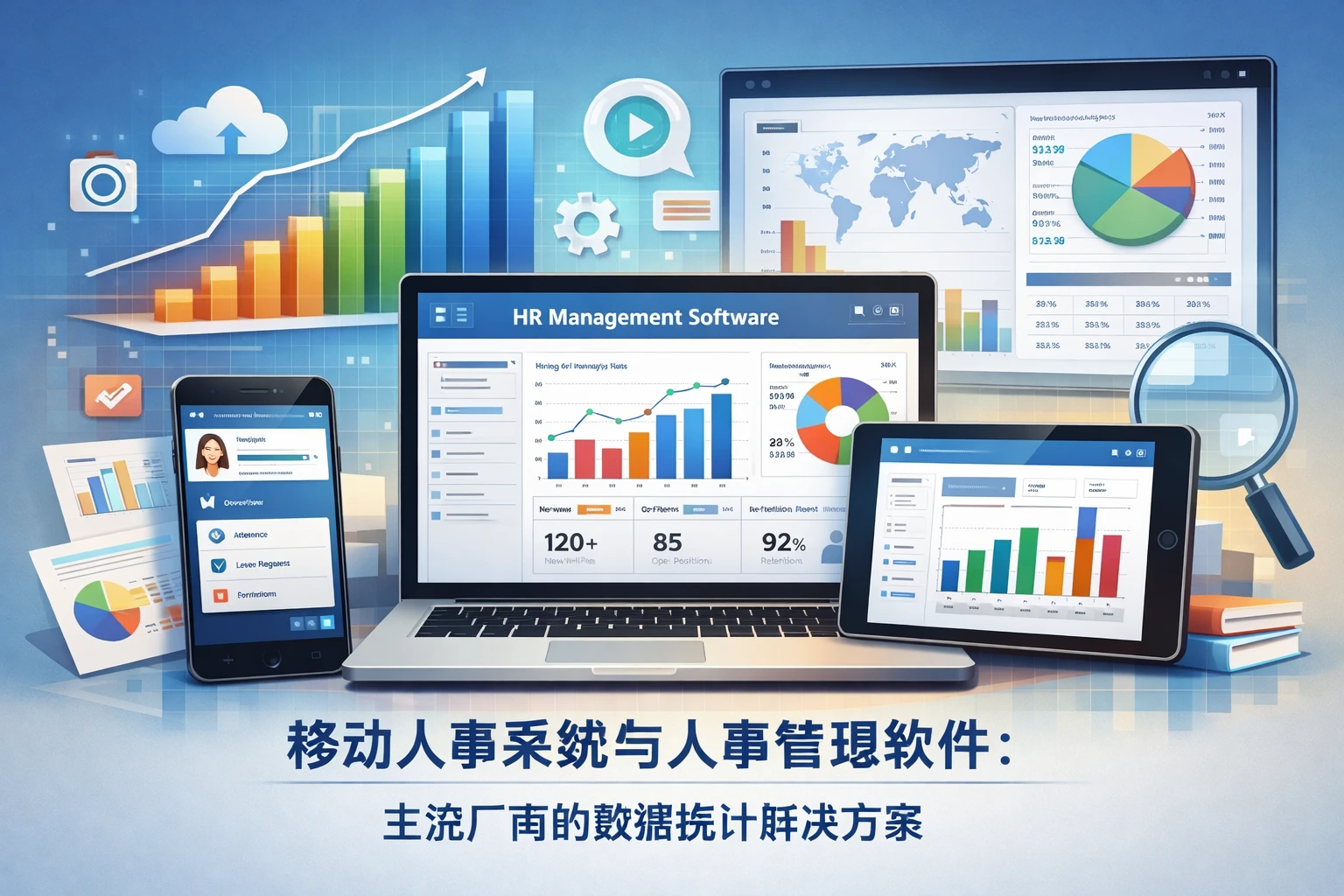 移动人事系统与人事管理软件：主流厂商的数据统计解决方案