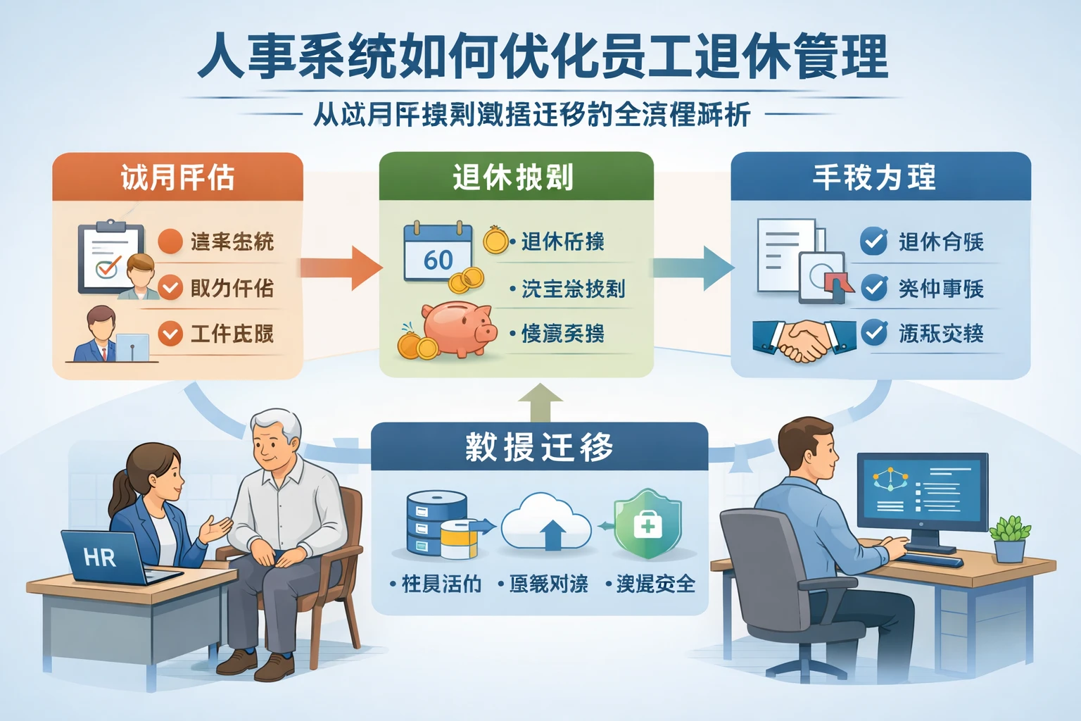 人事系统如何优化员工退休管理：从试用评估到数据迁移的全流程解析