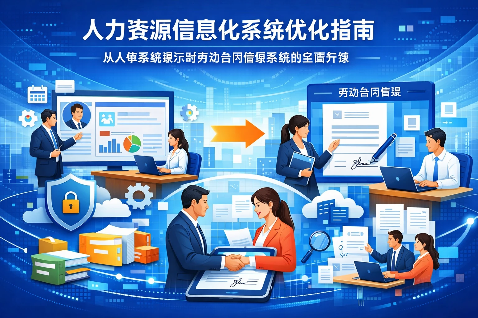 人力资源信息化系统优化指南：从人事系统演示到劳动合同管理系统的全面升级