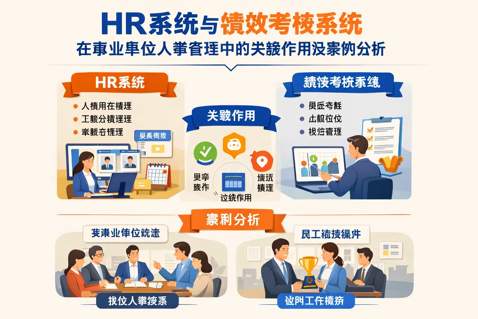 HR系统与绩效考核系统在事业单位人事管理中的关键作用及案例分析