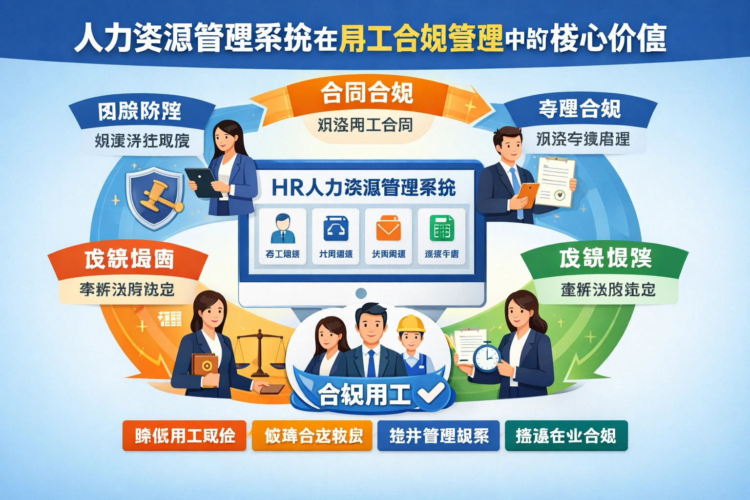 人力资源管理系统在用工合规管理中的核心价值