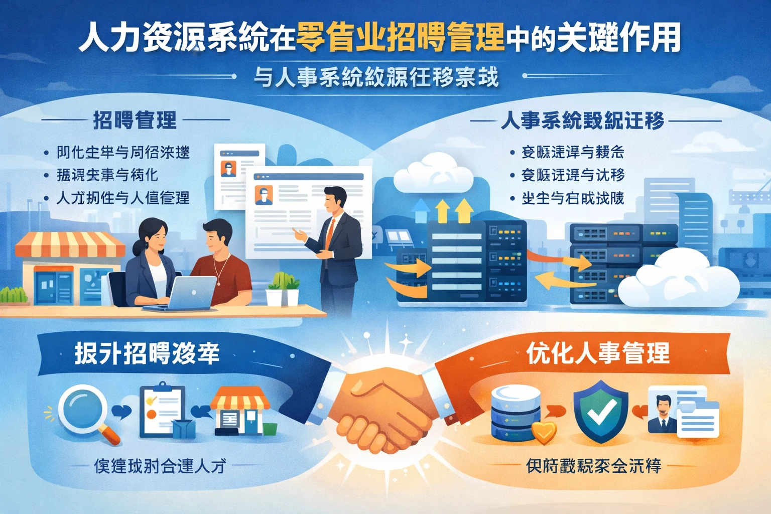 人力资源系统在零售业招聘管理中的关键作用与人事系统数据迁移实践