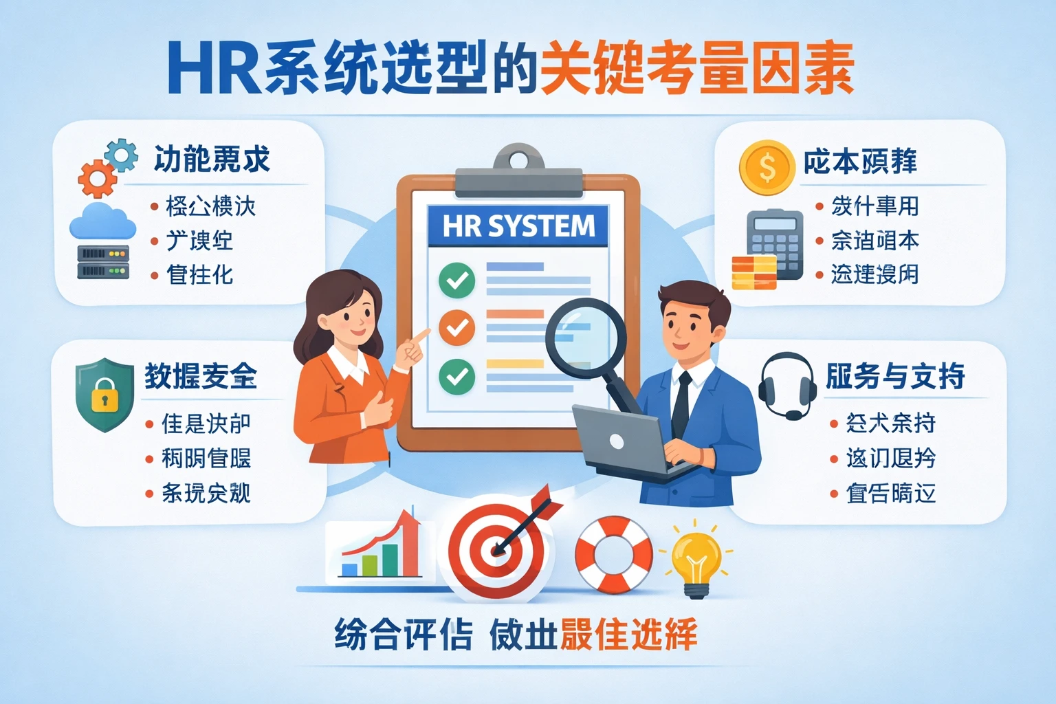 HR系统选型的关键考量因素