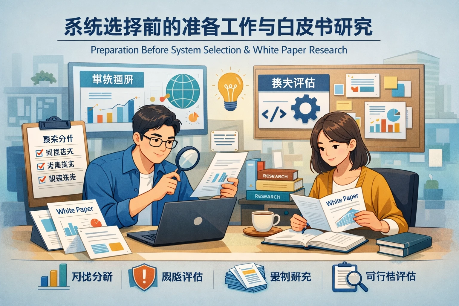 系统选择前的准备工作与白皮书研究