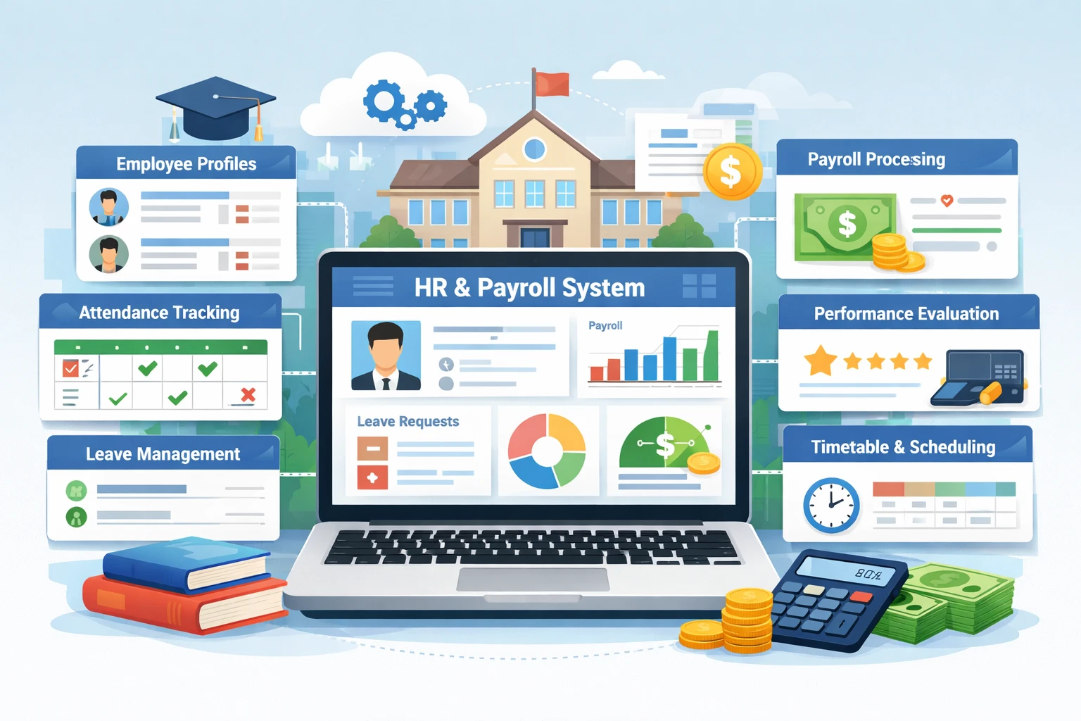 现代人力资源软件与薪资管理系统的整合应用：以学校人事管理系统为例