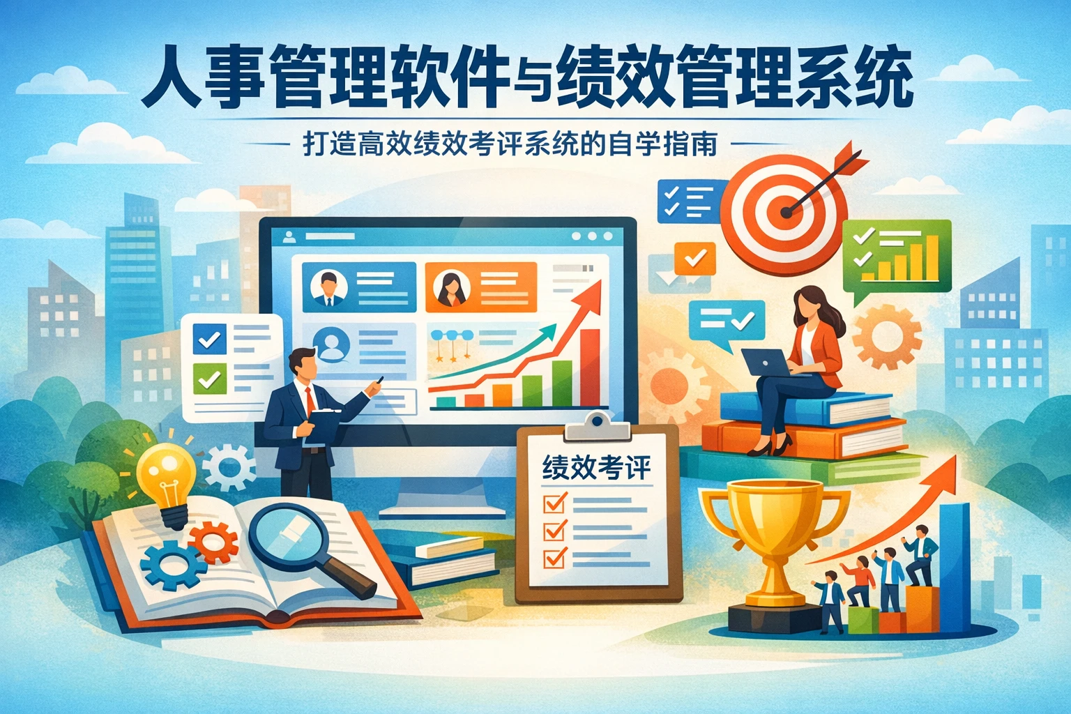 人事管理软件与绩效管理系统：打造高效绩效考评系统的自学指南