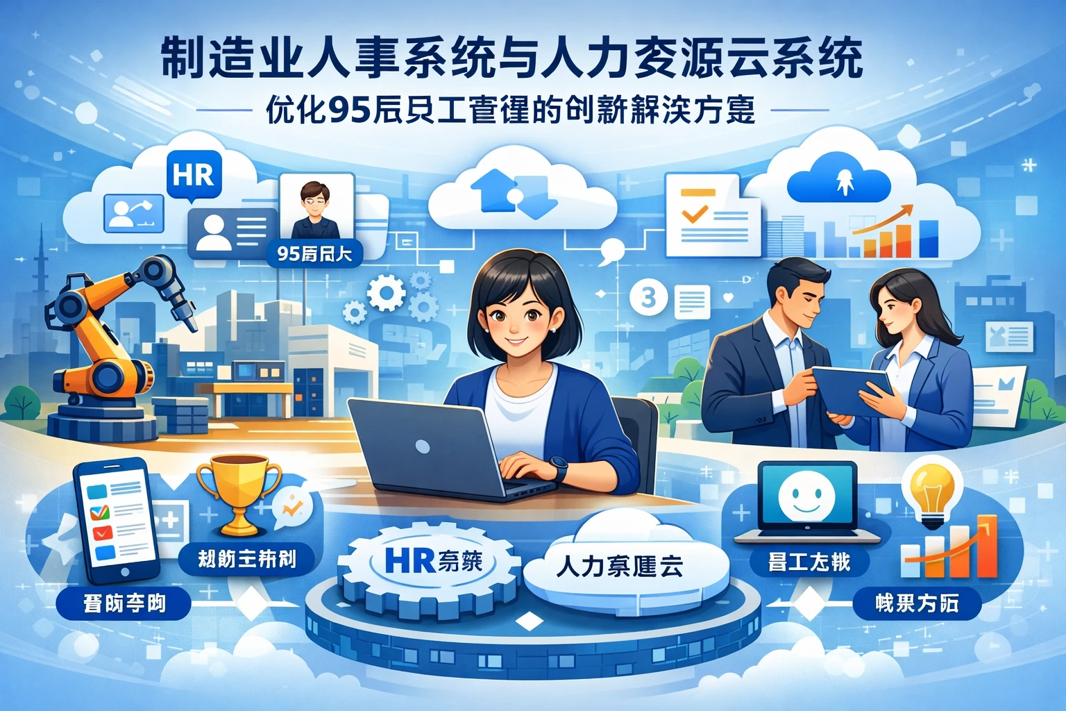 制造业人事系统与人力资源云系统：优化95后员工管理的创新解决方案
