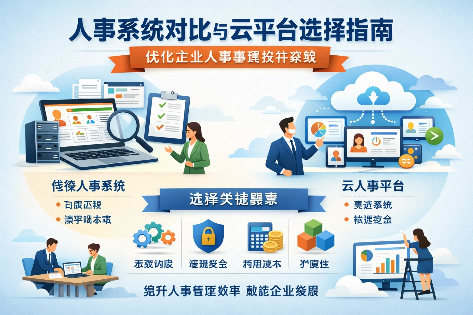 人事系统对比与云平台选择指南:优化企业人事管理软件决策