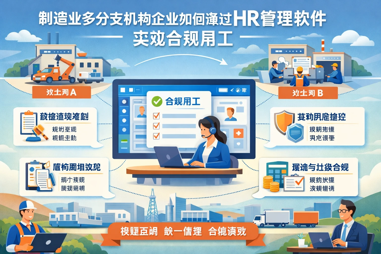 制造业多分支机构企业如何通过HR管理软件实现合规用工