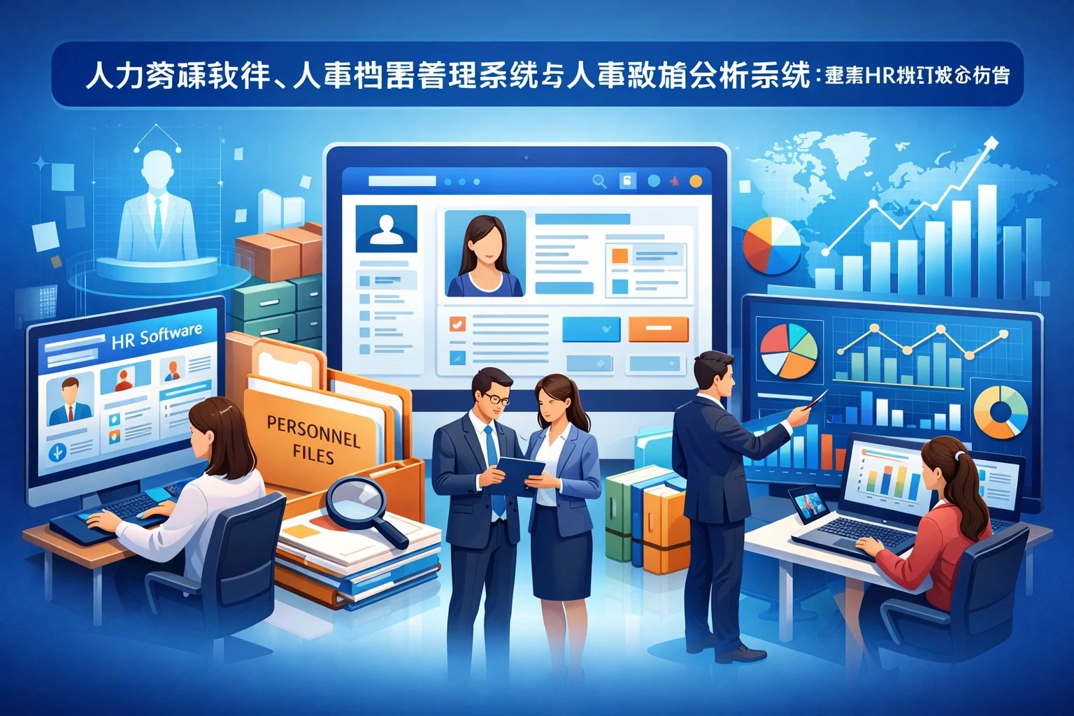 人力资源软件、人事档案管理系统与人事数据分析系统：重塑HR部门核心价值