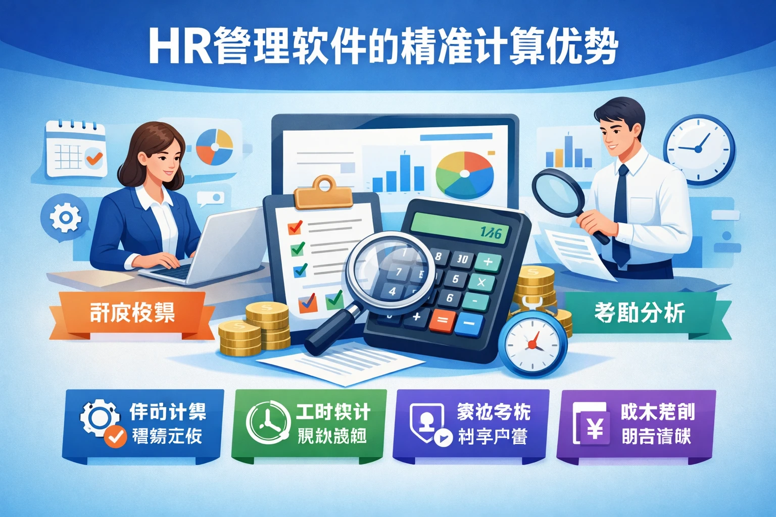 HR管理软件的精准计算优势