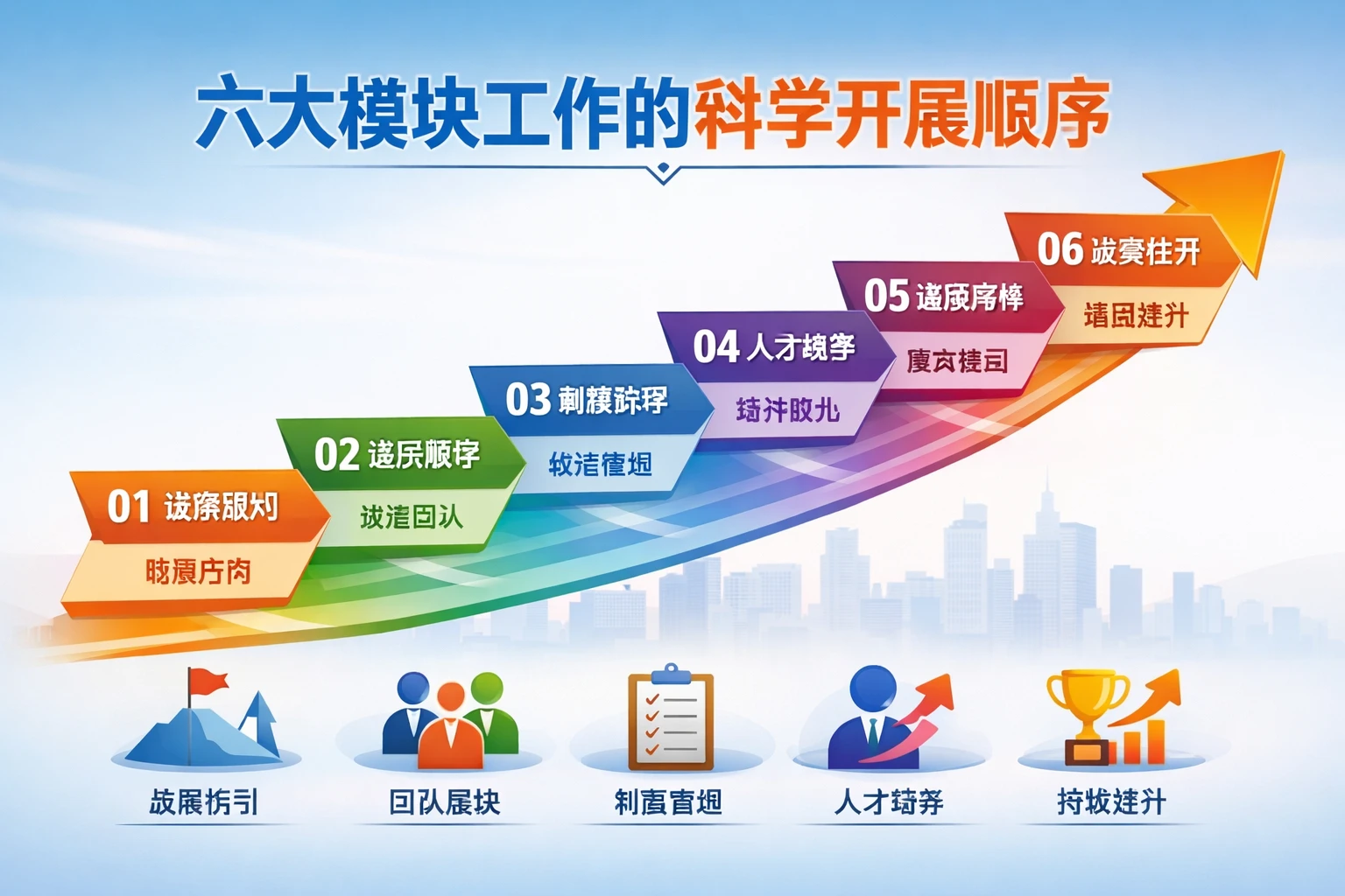 六大模块工作的科学开展顺序