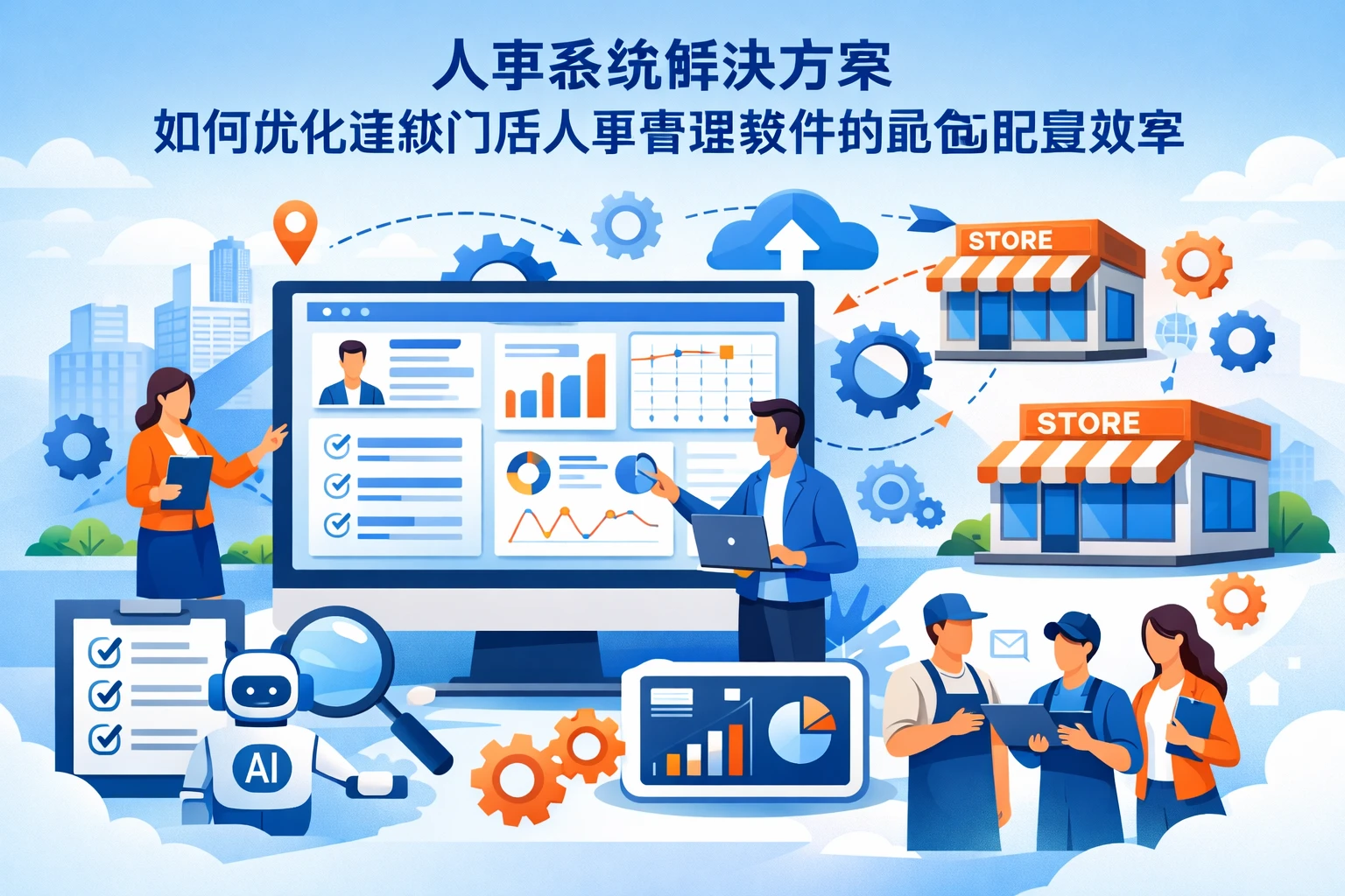 人事系统解决方案如何优化连锁门店人事管理软件的配置效率