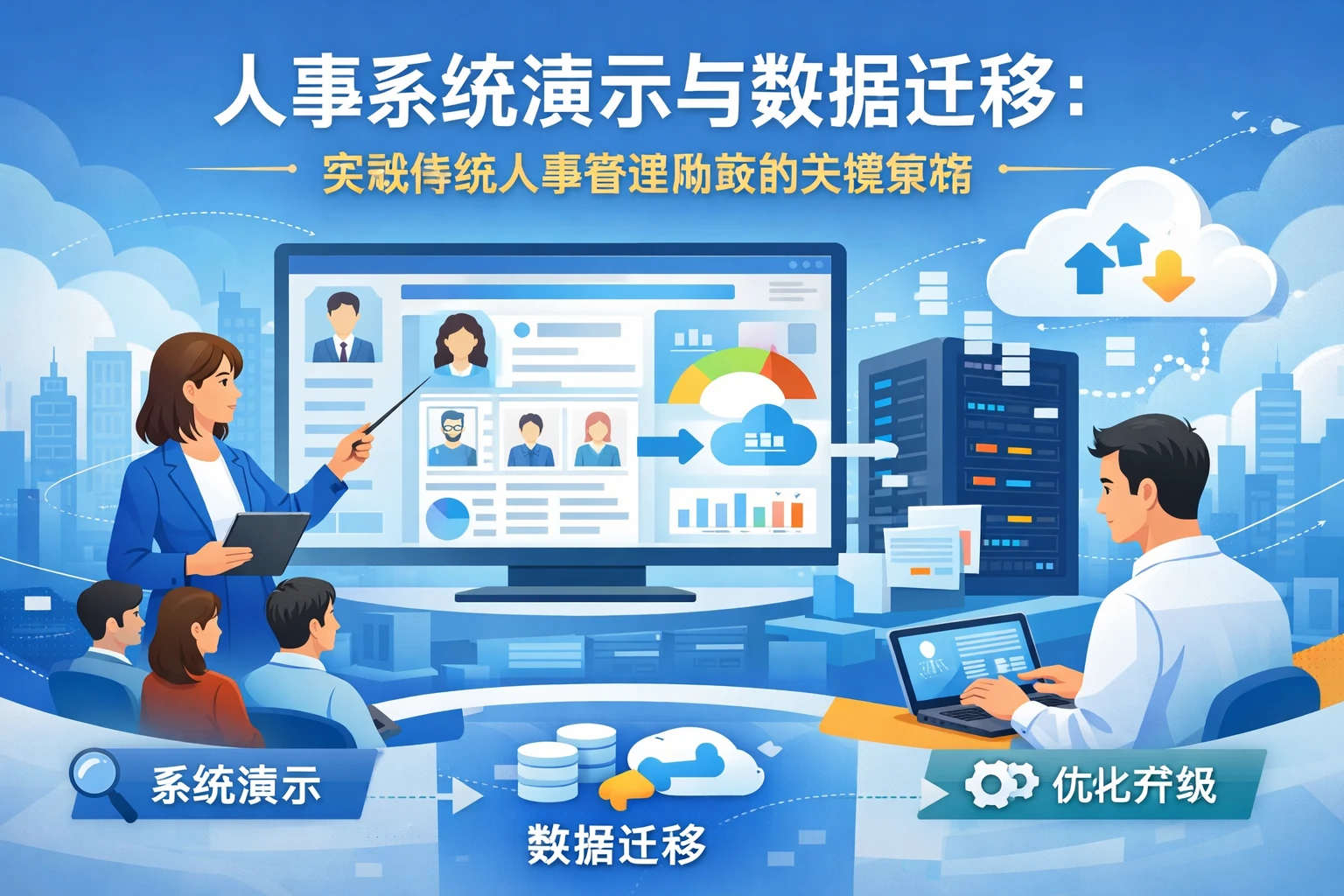 人事系统演示与数据迁移：突破传统人事管理瓶颈的关键策略
