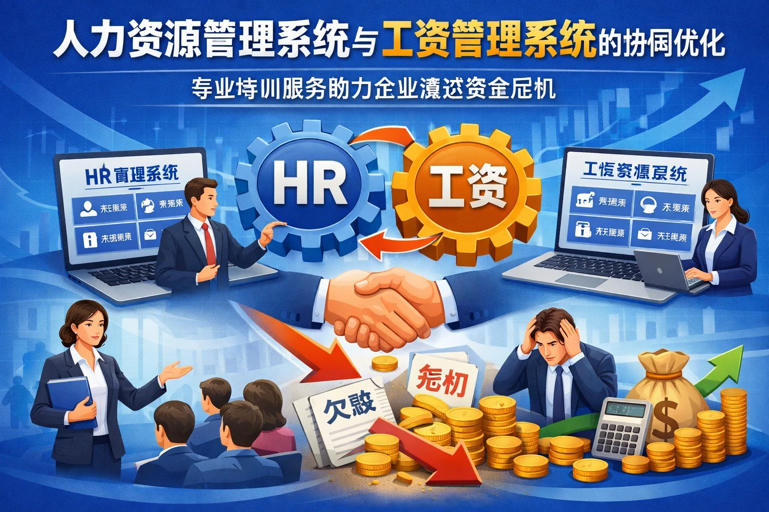 人力资源管理系统与工资管理系统的协同优化——专业培训服务助力企业渡过资金危机