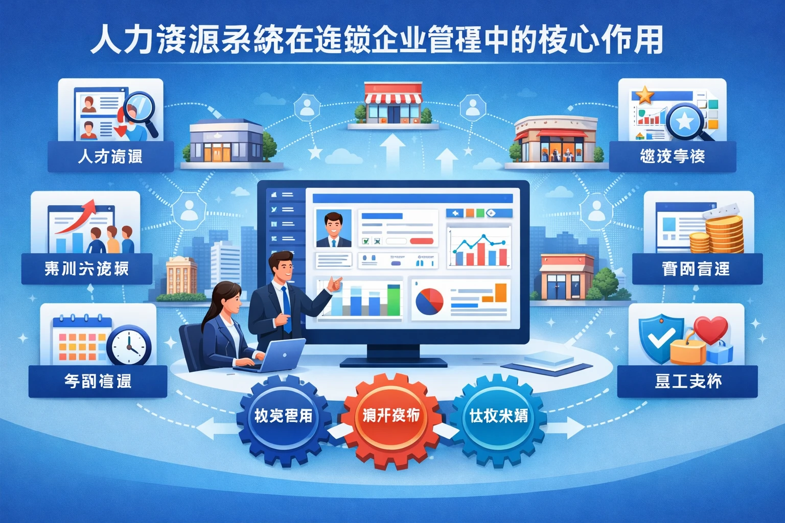 人力资源系统在连锁企业管理中的核心作用