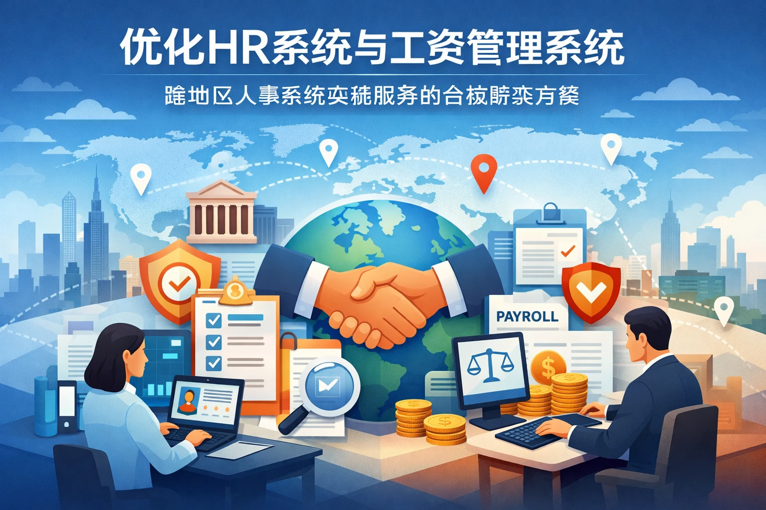 优化HR系统与工资管理系统：跨地区人事系统实施服务的合规解决方案