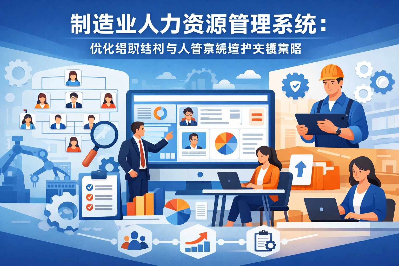 制造业人力资源管理系统：优化组织结构与人事系统维护的关键策略