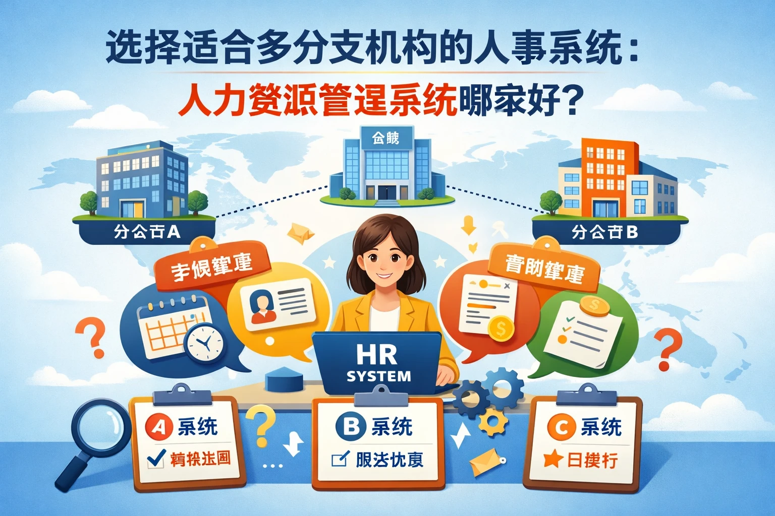 选择适合多分支机构的人事系统：人力资源管理系统哪家好