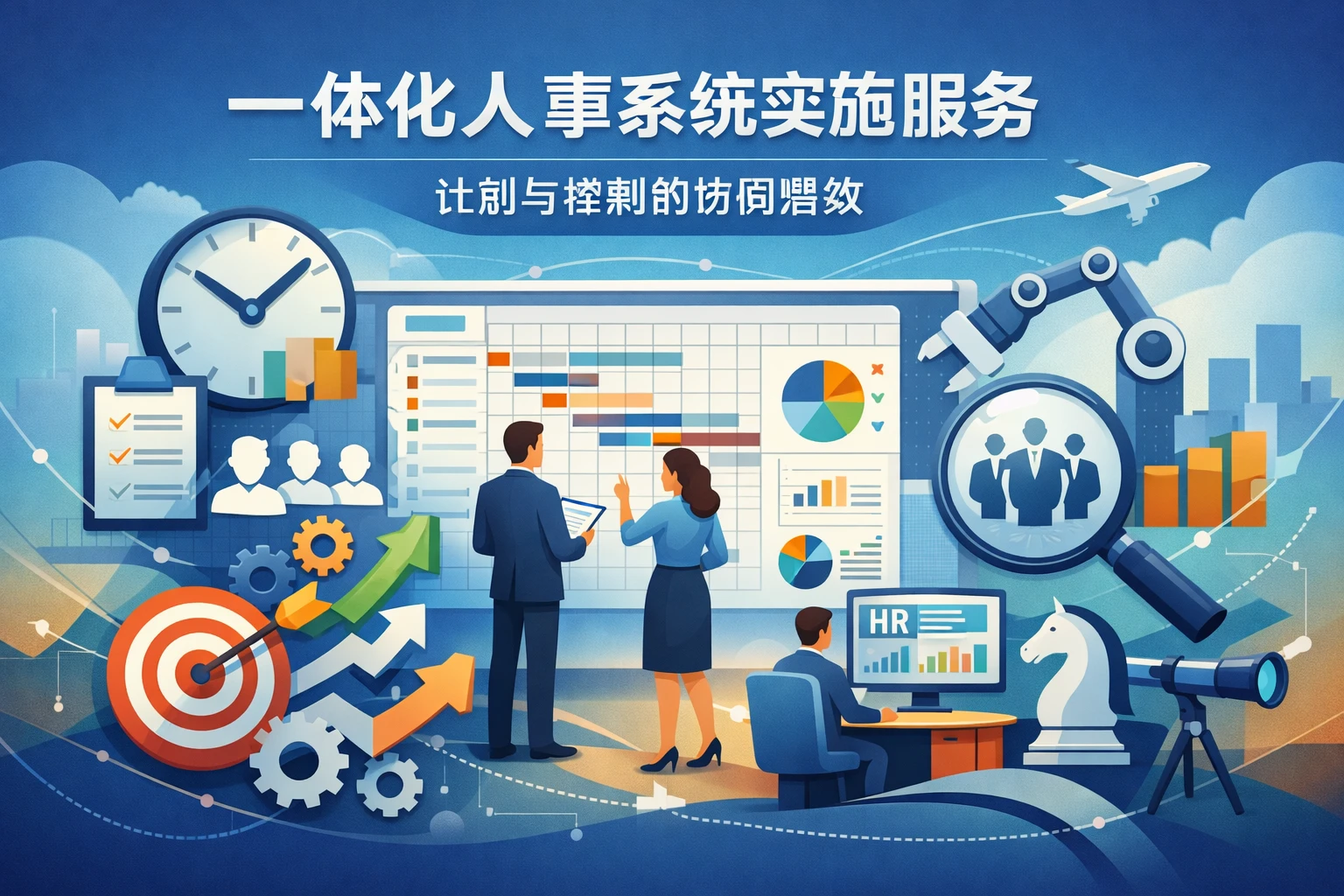 一体化人事系统实施服务：计划与控制的协同增效
