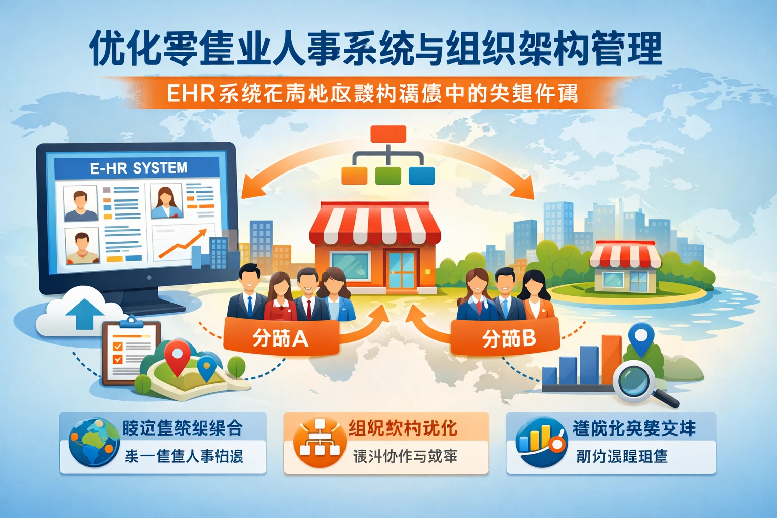 优化零售业人事系统与组织架构管理:EHR系统在跨地区结构调整中的关键作用