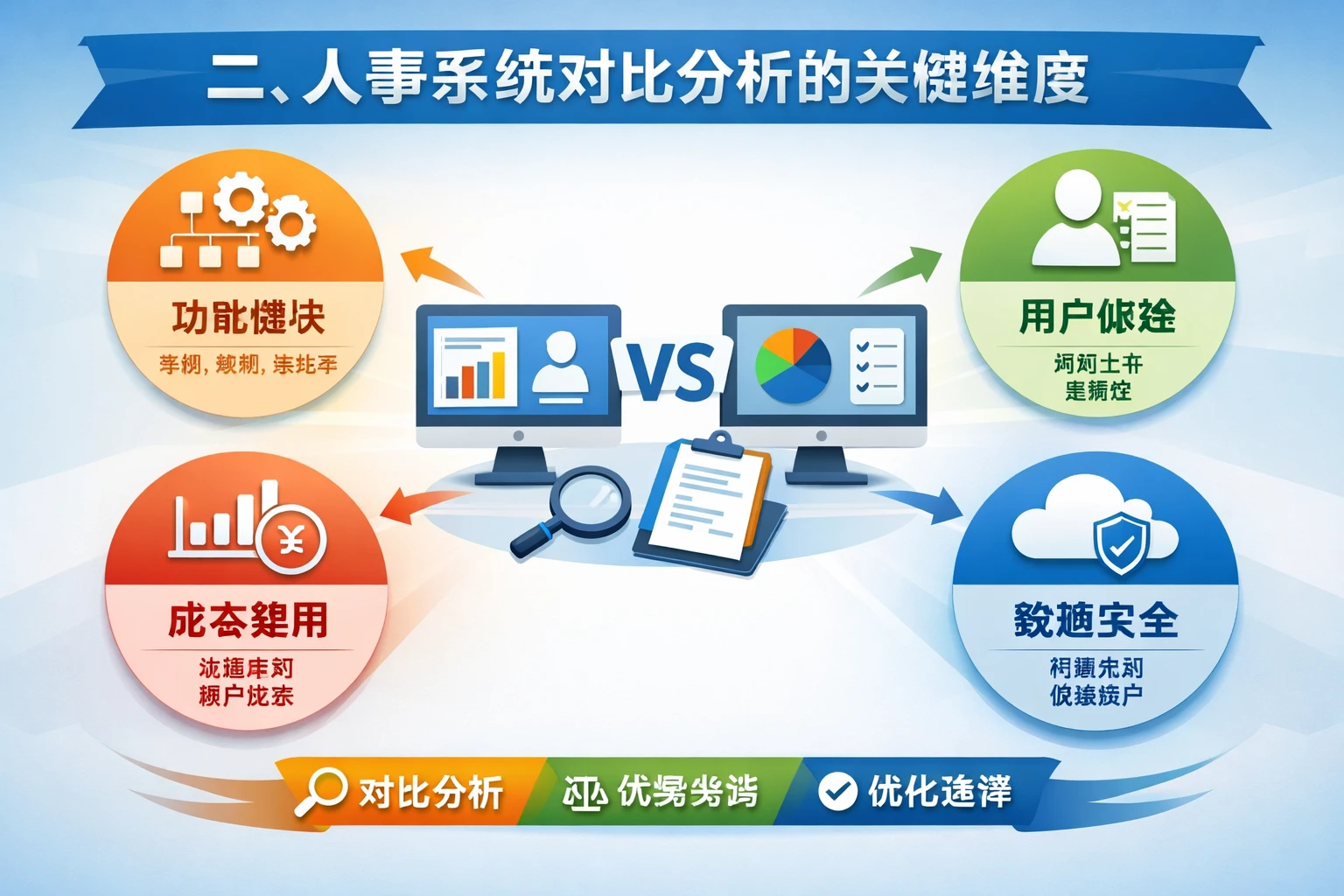 二、人事系统对比分析的关键维度