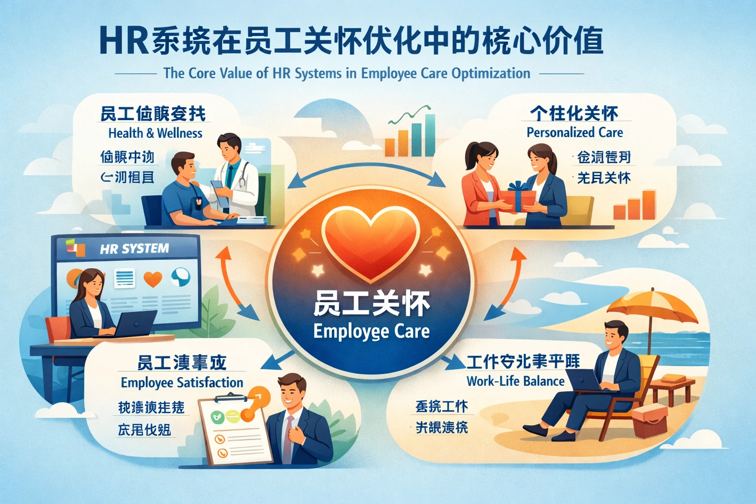 HR系统在员工关怀优化中的核心价值