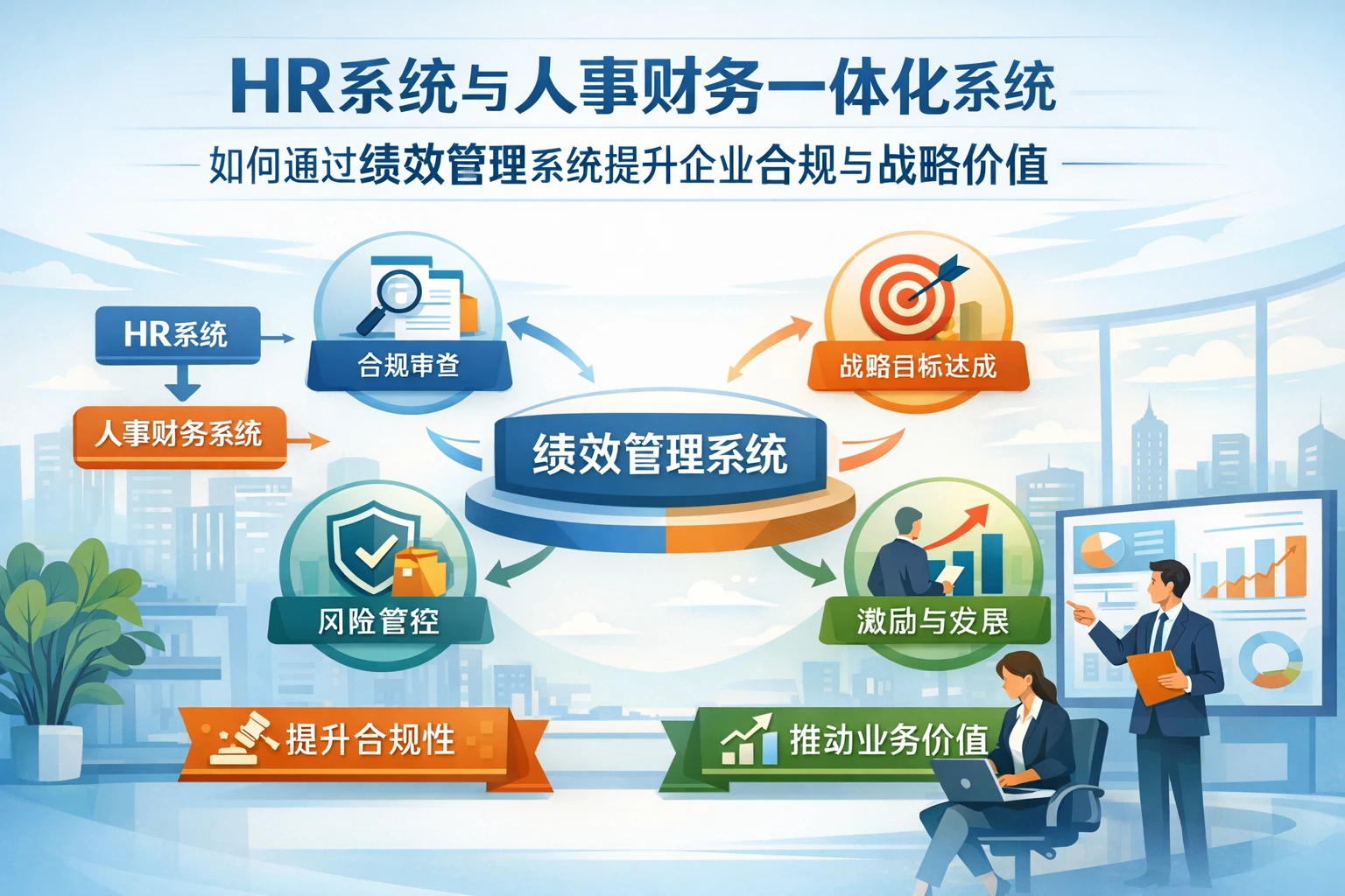 HR系统与人事财务一体化系统如何通过绩效管理系统提升企业合规与战略价值