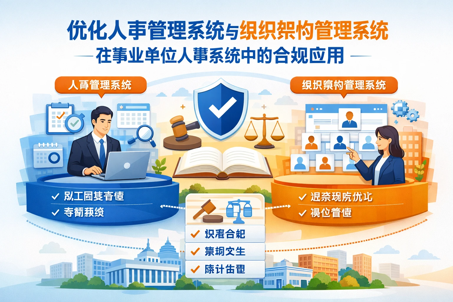 优化人事管理系统与组织架构管理系统在事业单位人事系统中的合规应用