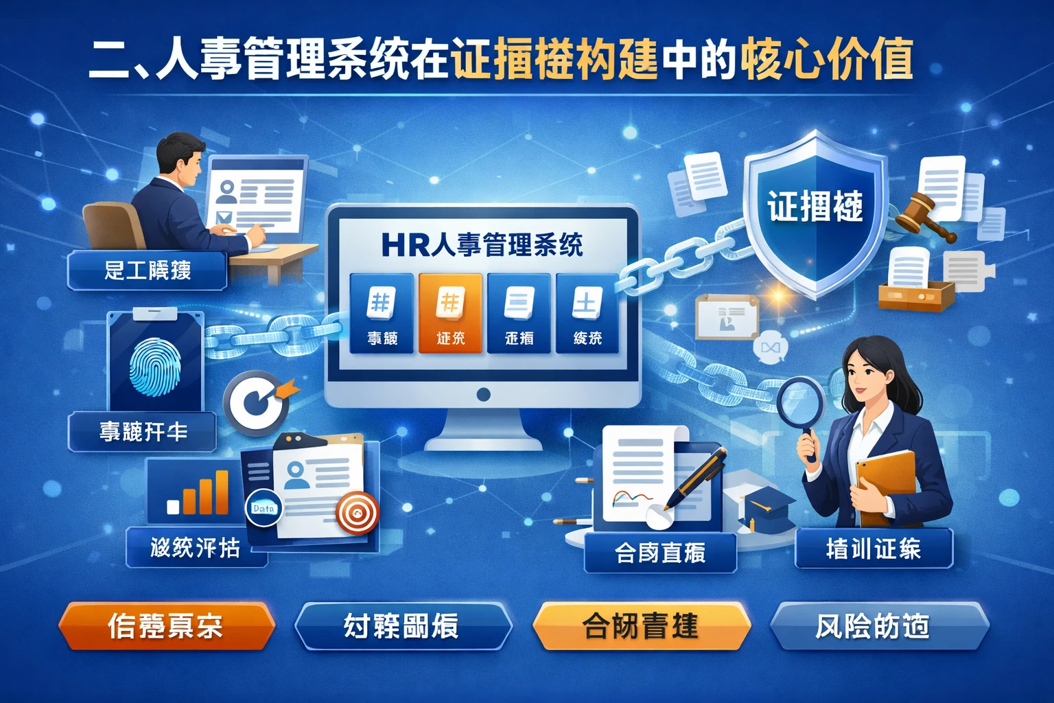 二、人事管理系统在证据链构建中的核心价值