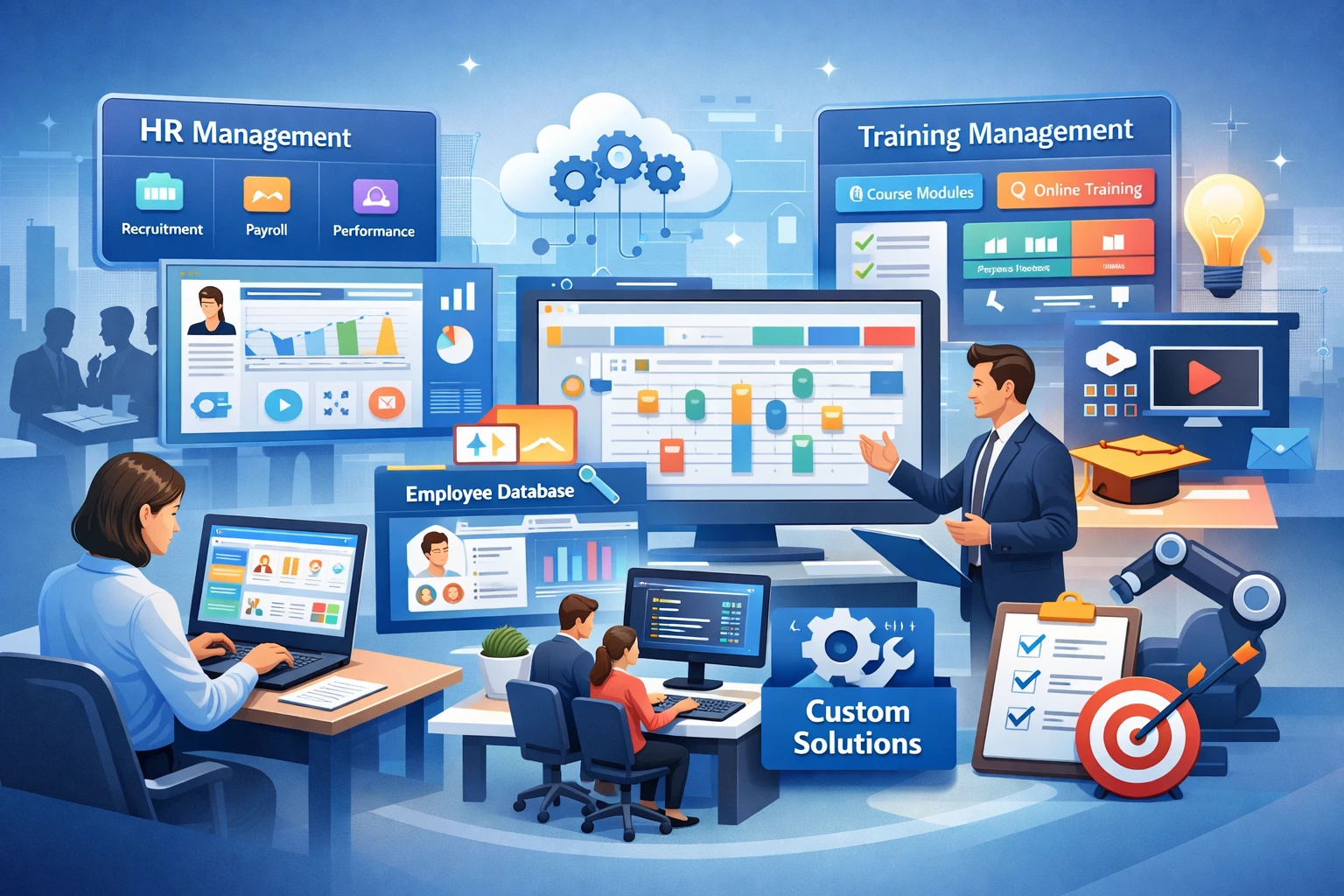 智能化人事管理软件与培训管理系统的定制开发解决方案