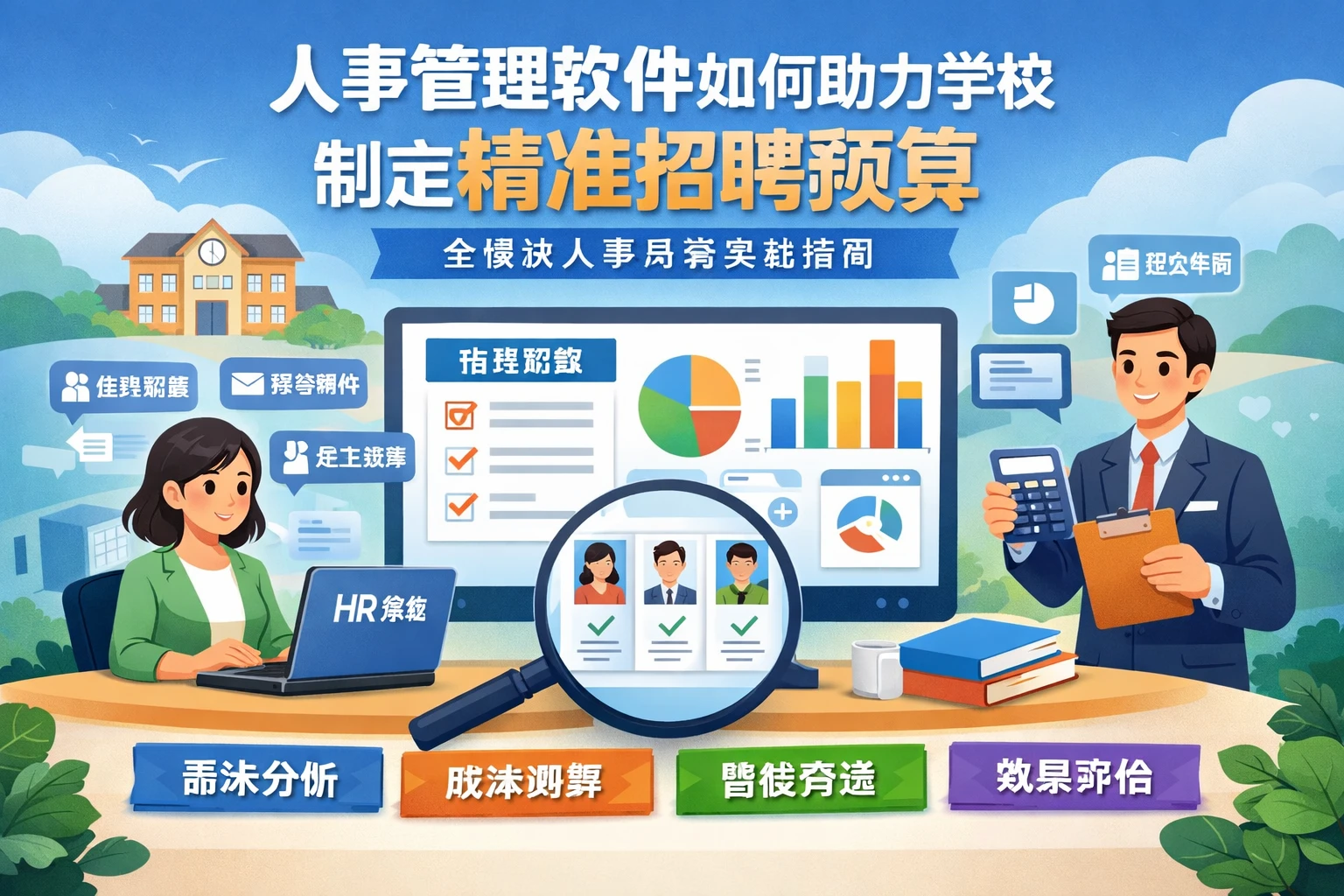 人事管理软件如何助力学校制定精准招聘预算：全模块人事系统实战指南