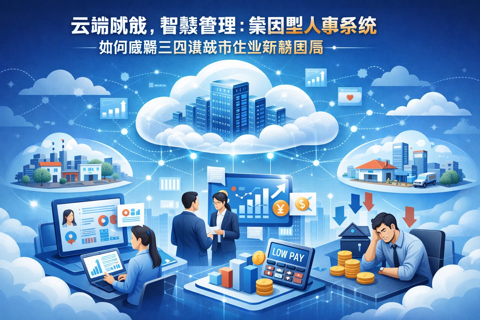 云端赋能，智慧管理：集团型人事系统如何破解三四线城市企业薪酬困局