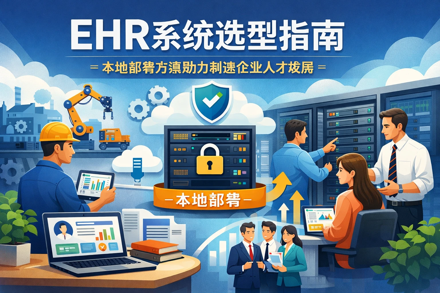 EHR系统选型指南：本地部署方案助力制造企业人才发展
