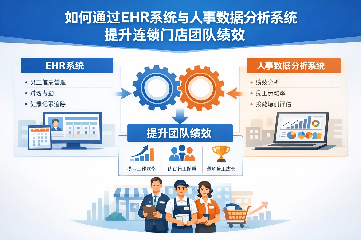如何通过EHR系统与人事数据分析系统提升连锁门店团队绩效
