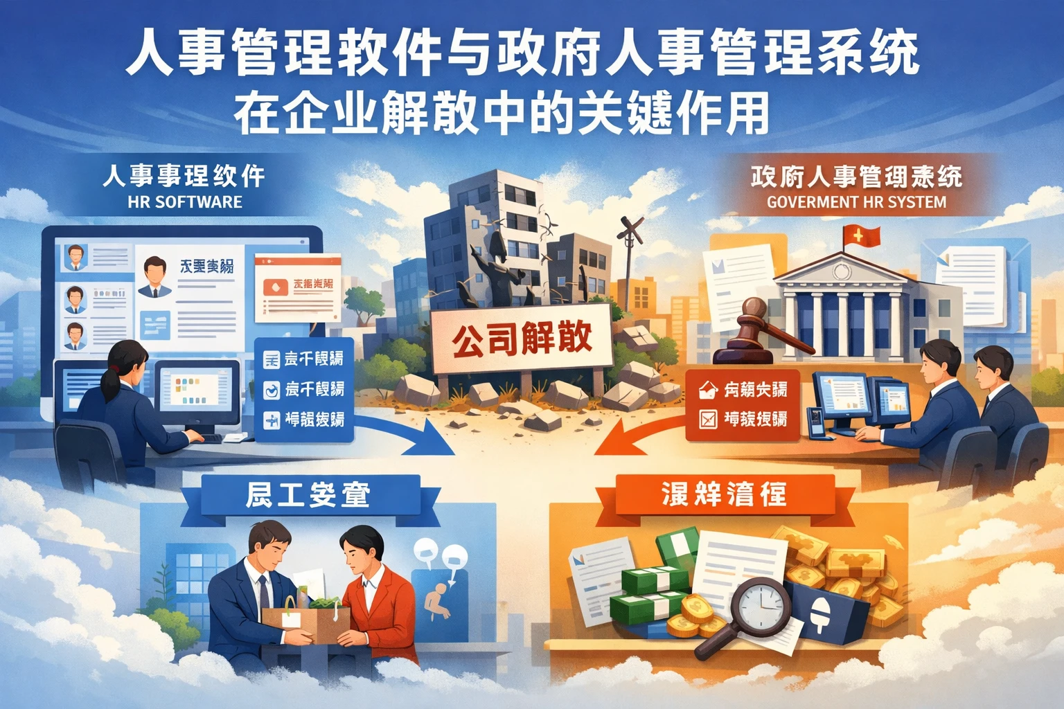 人事管理软件与政府人事管理系统在企业解散中的关键作用