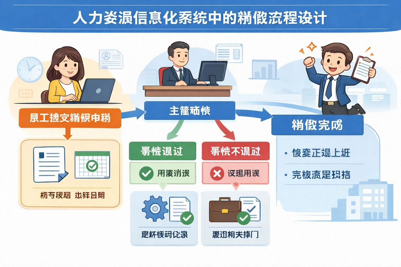 2 人力资源信息化系统中的销假流程设计