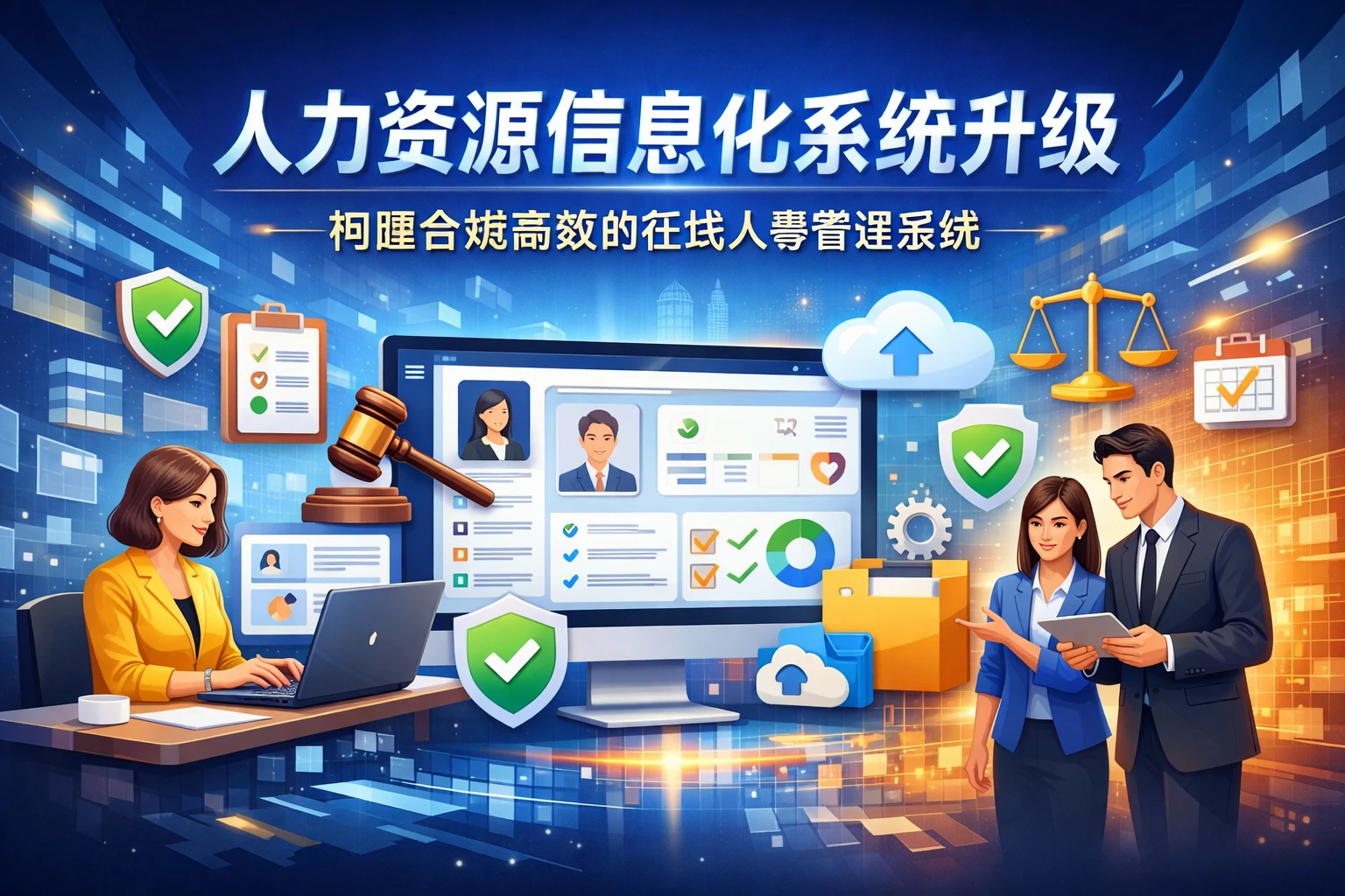 人力资源信息化系统升级：构建合规高效的在线人事管理系统