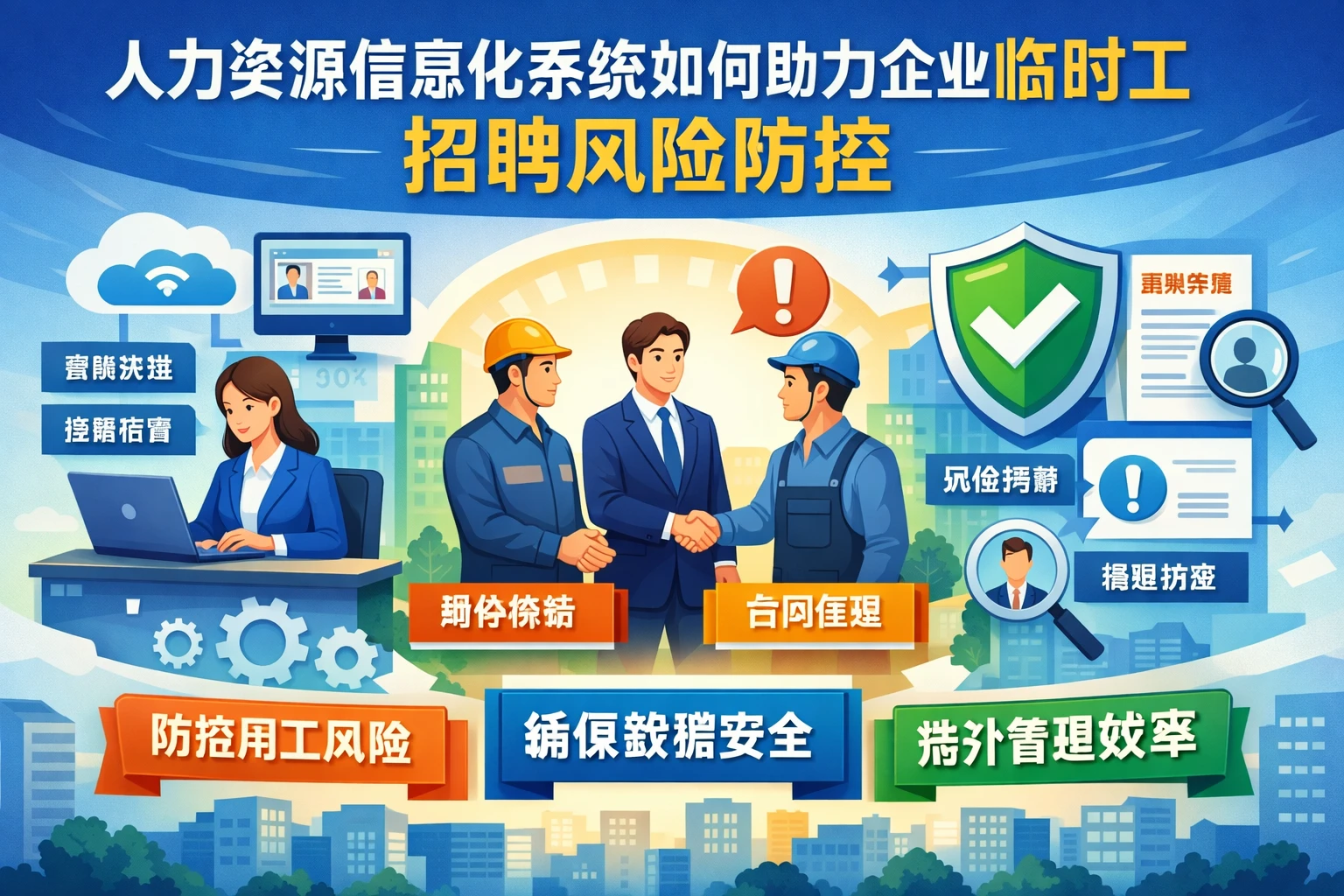 人力资源信息化系统如何助力企业临时工招聘风险防控