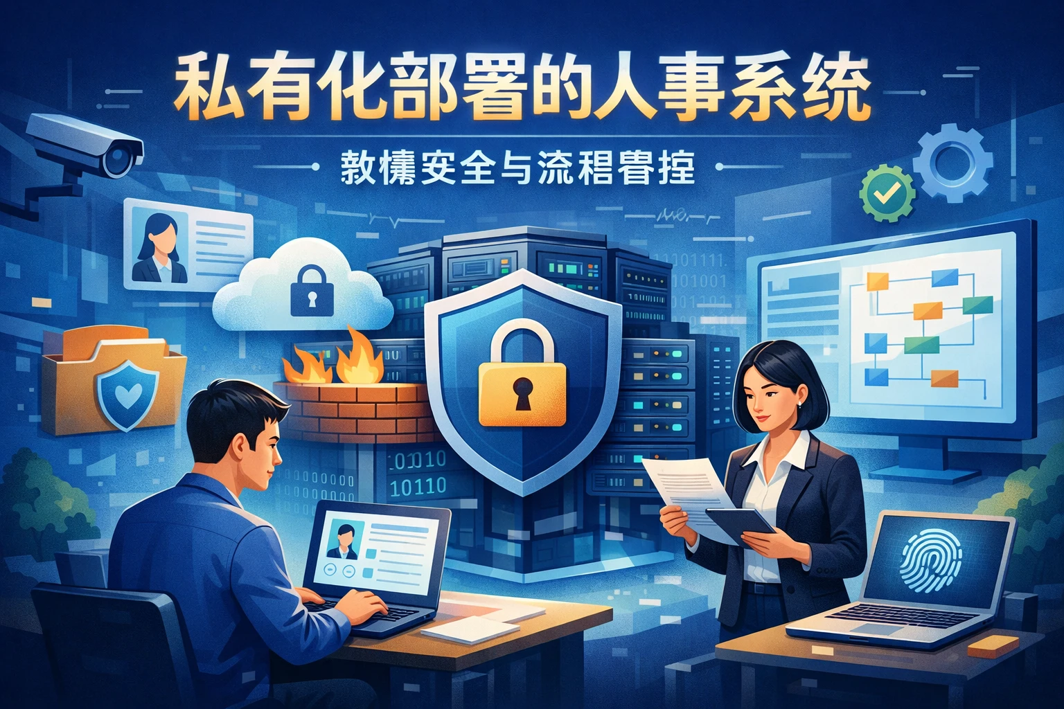 私有化部署的人事系统：数据安全与流程管控