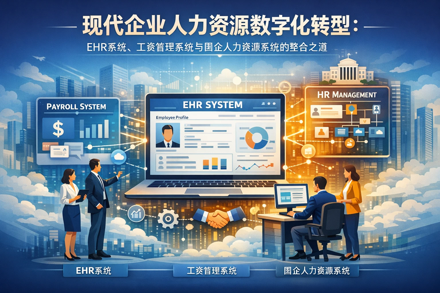 现代企业人力资源数字化转型：EHR系统、工资管理系统与国企人力资源系统的整合之道