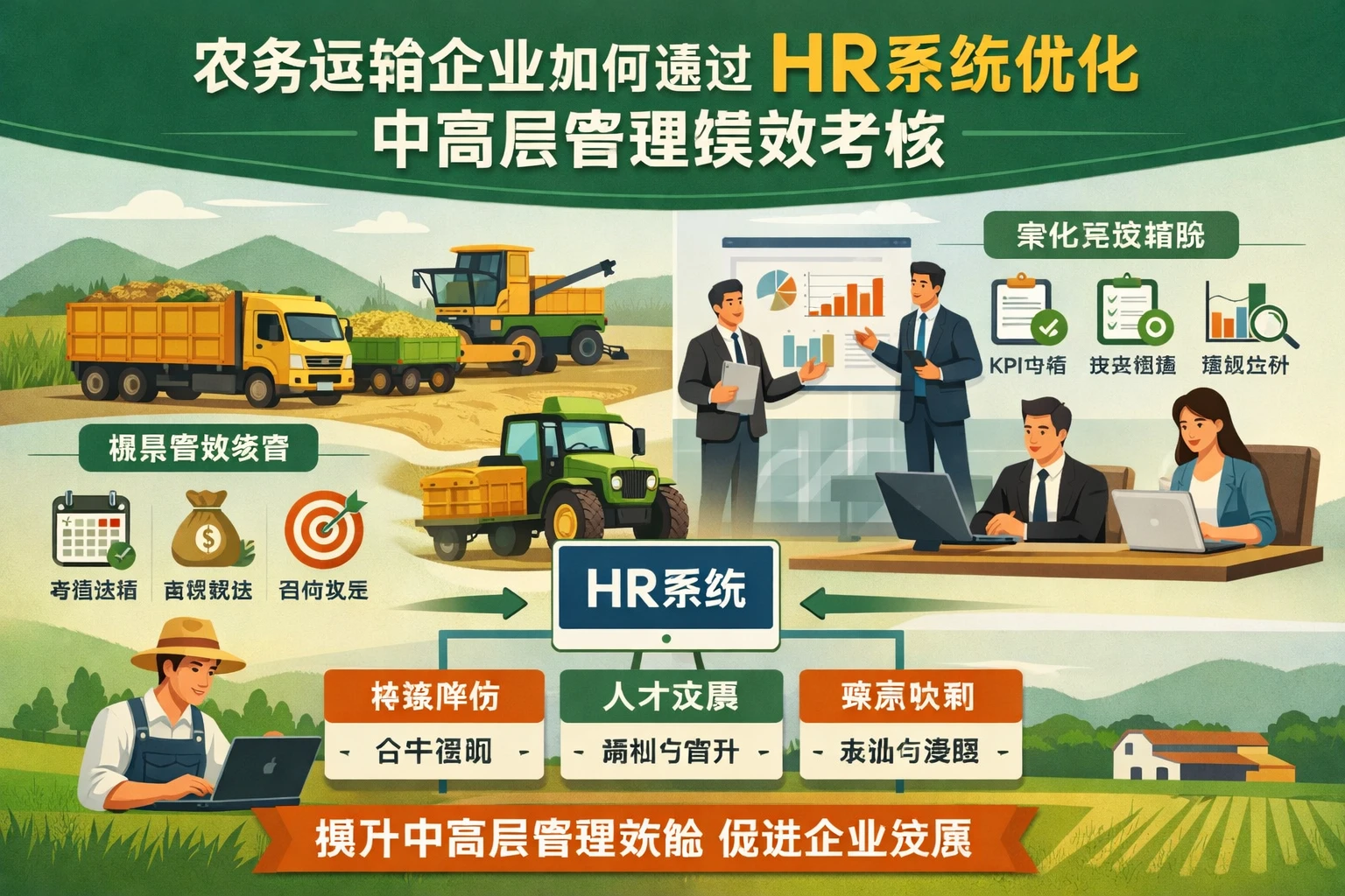 农务运输企业如何通过HR系统优化中高层管理绩效考核